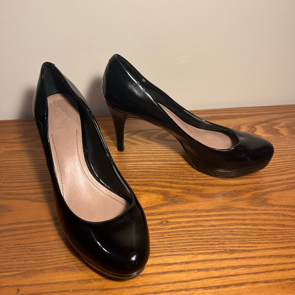 Black Patent Leather Vince Camuto Heels